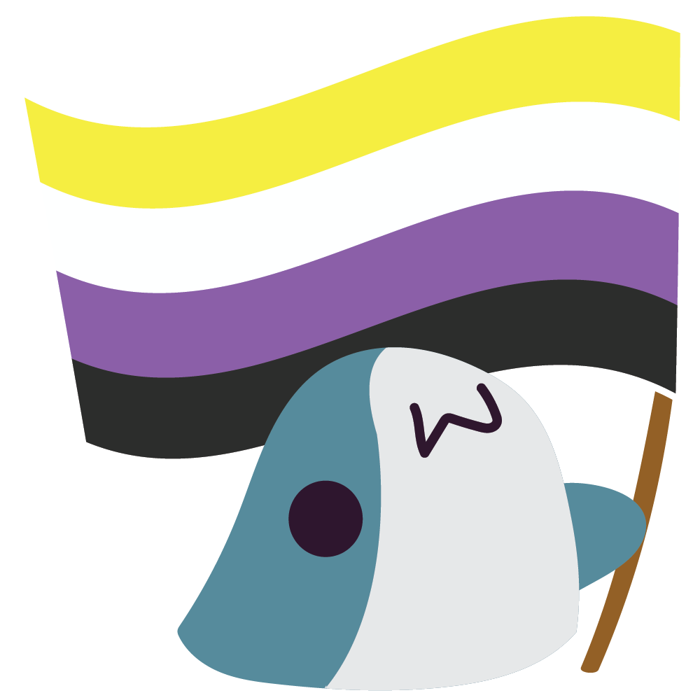 :BlahajFlagNonbinary: